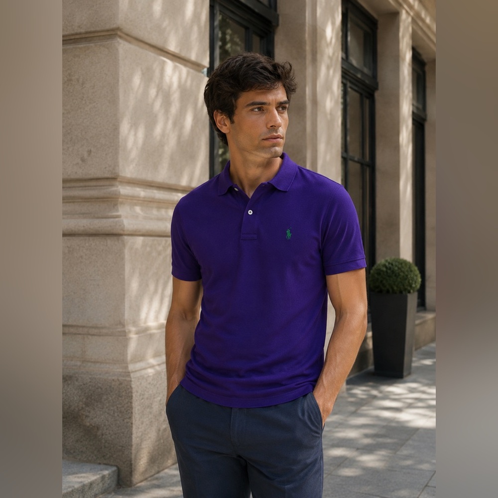 Polo Ralph Lauren short sleeve embroidered logo polo shirt